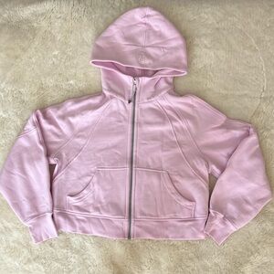 Lululemon scuba oversized meadowsweet pink hoodie